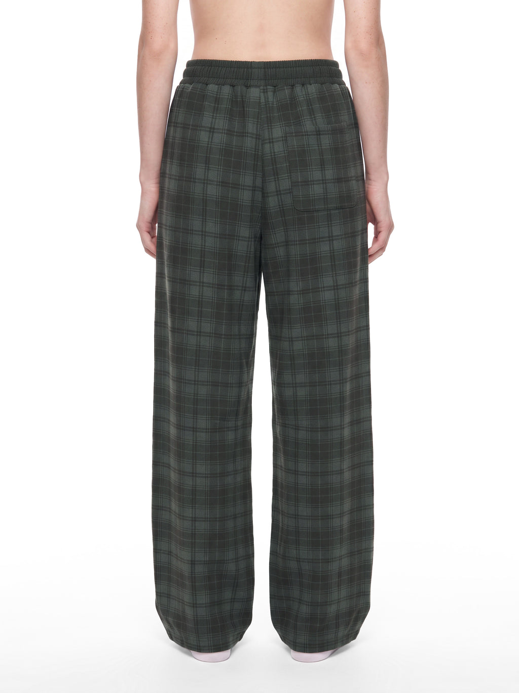 Unisex Plaid Straight Leg Pants