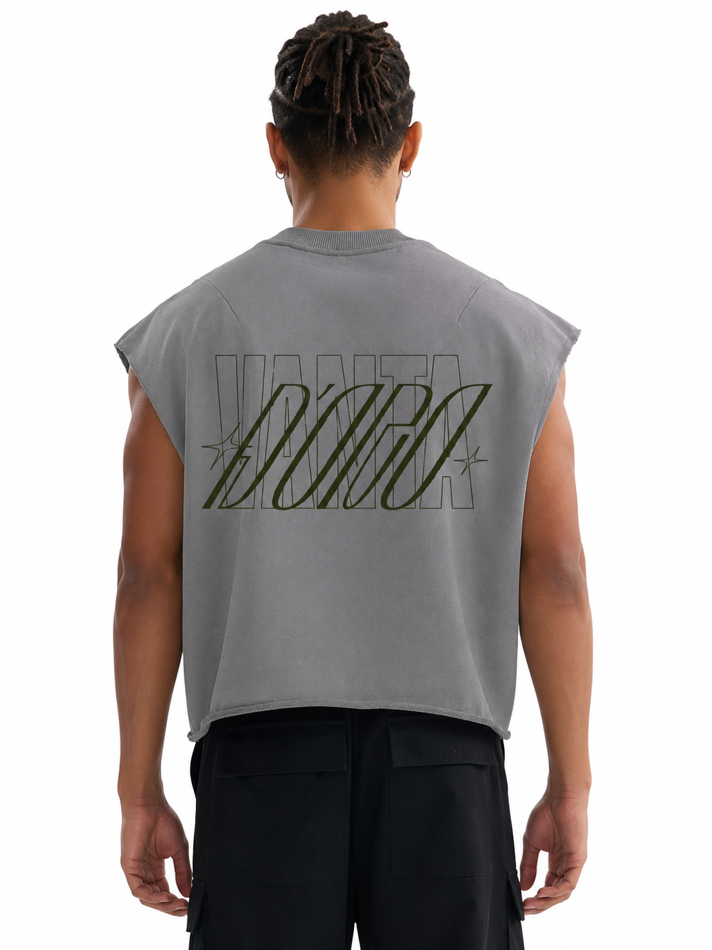 French Terry Boxy Tank Top
