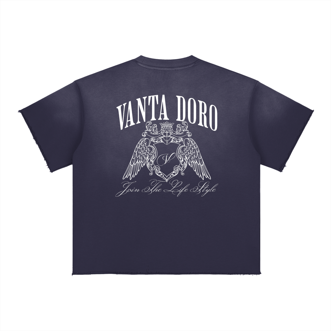 Sun Fade Raw Edge T-Shirt