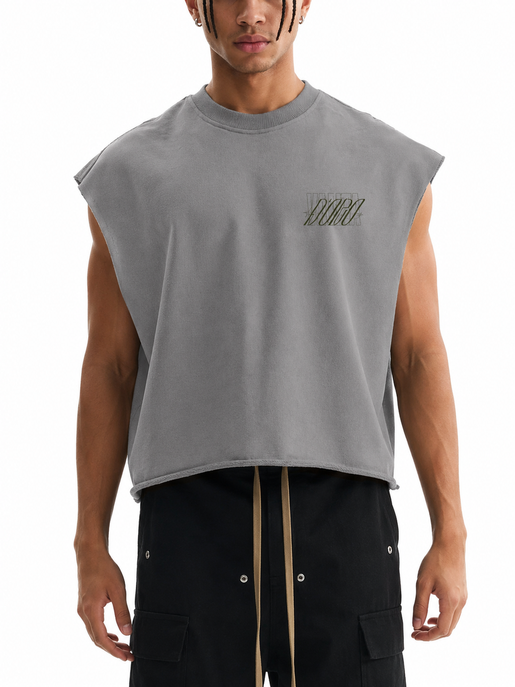 French Terry Boxy Tank Top