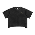 Raw Edge Snow Washed Boxy T-Shirt