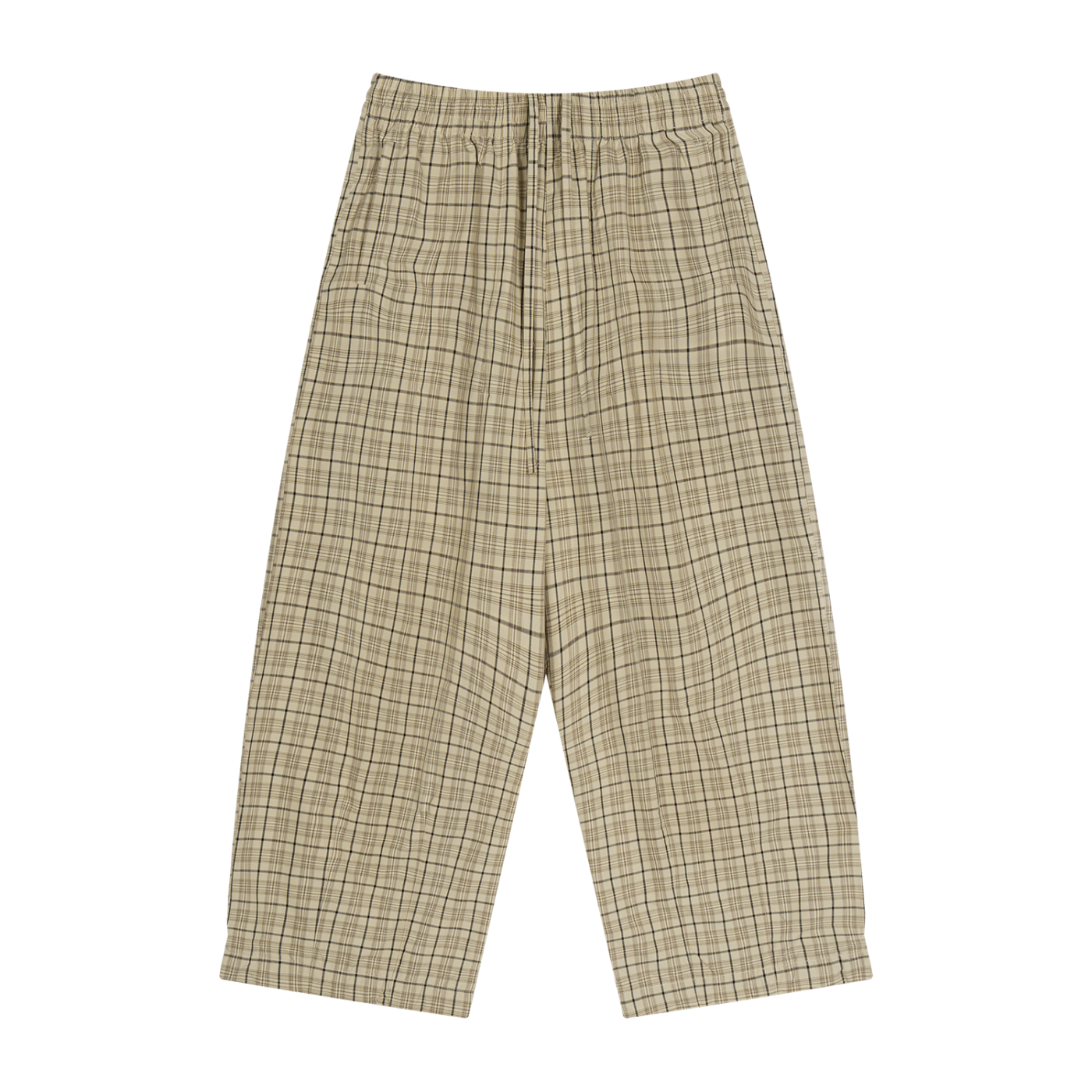 Plaid Wide Leg Pants