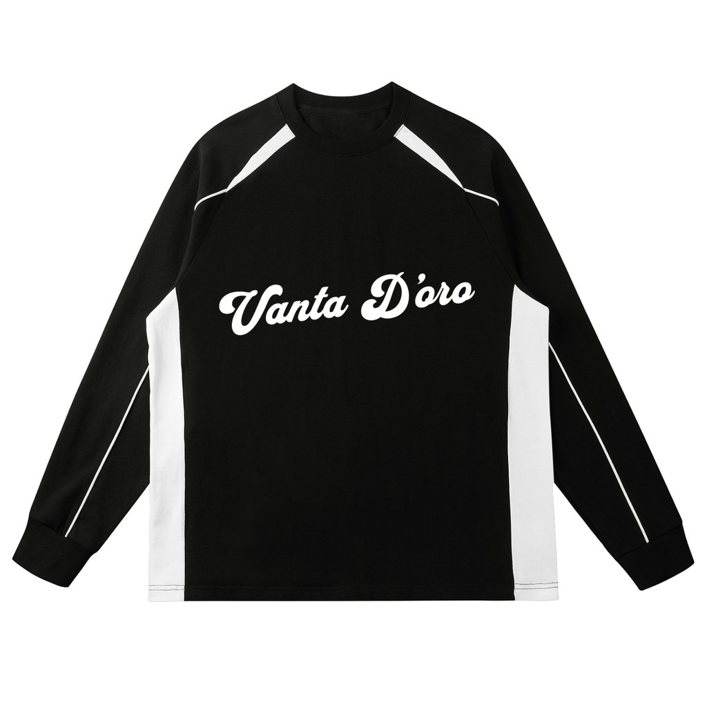Contrast Panel Raglan Sweatshirt