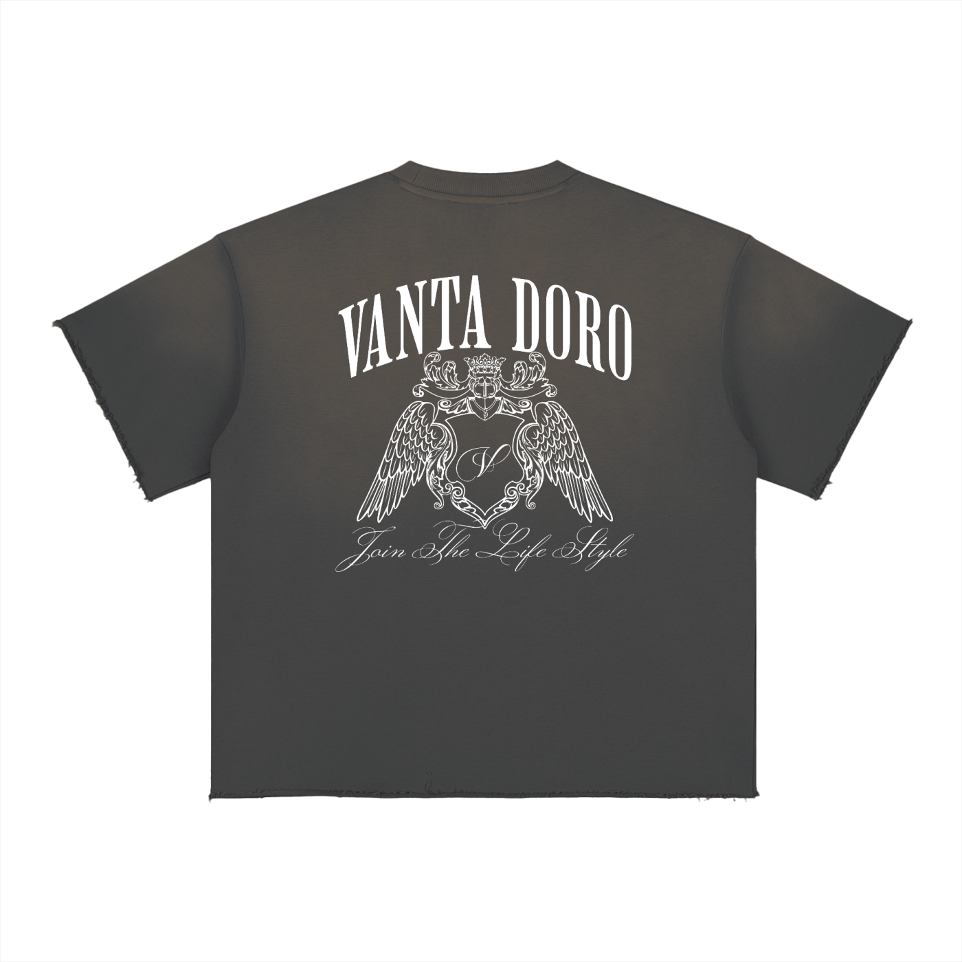 Sun Fade Raw Edge T-Shirt
