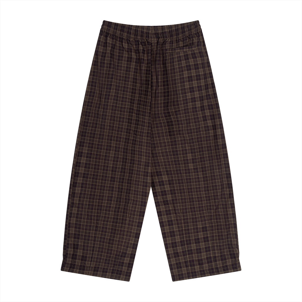 Plaid Wide Leg Pants