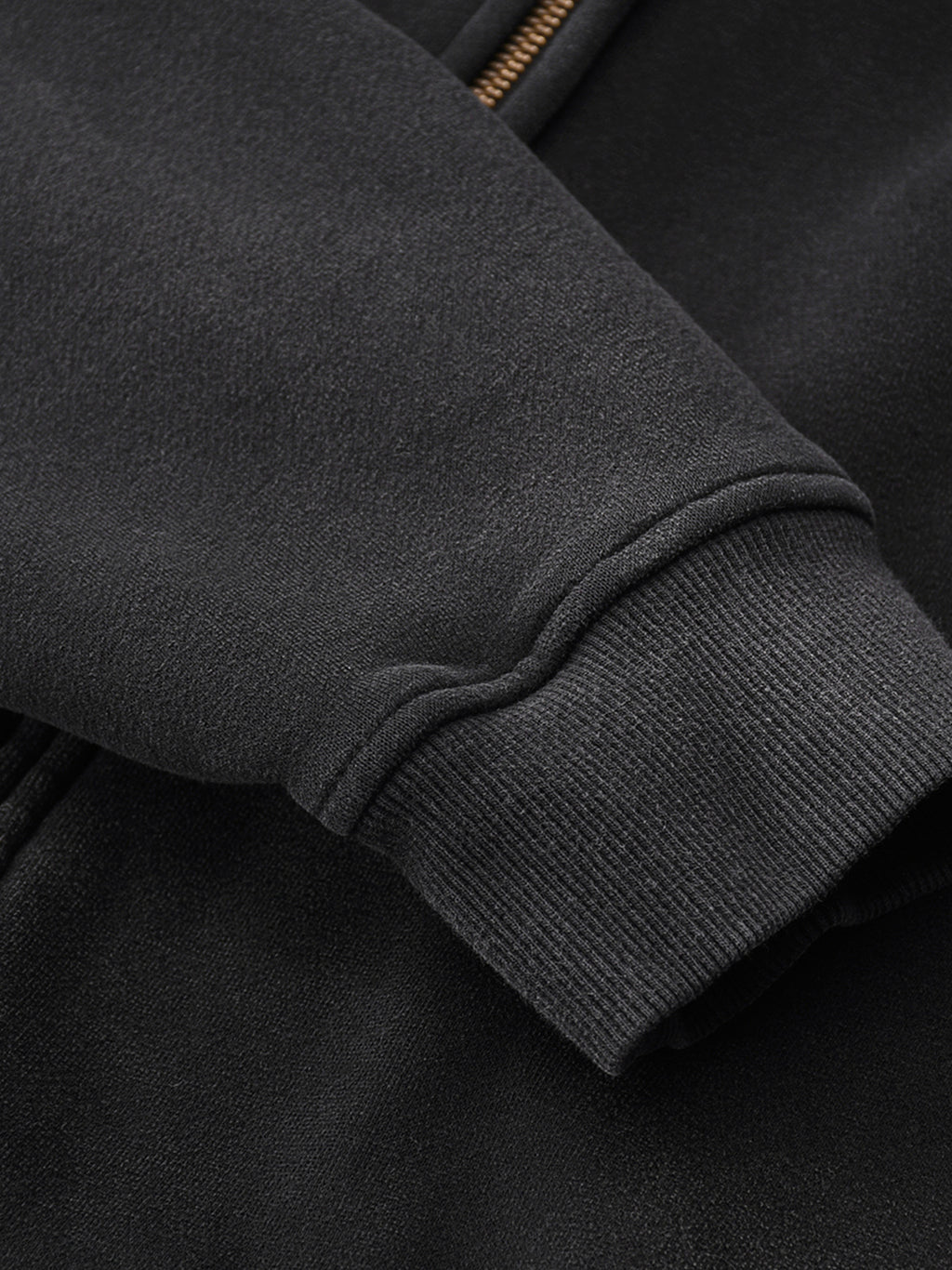 Sunfade Two-way Zipper Boxy Hoodie