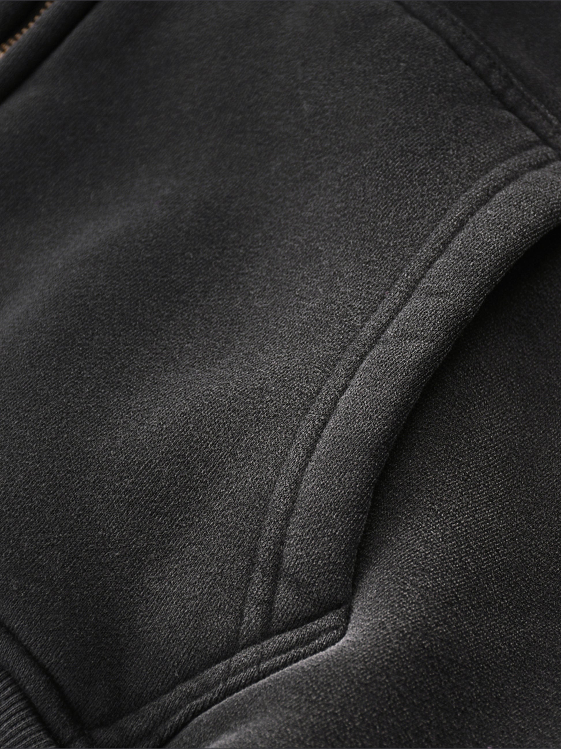 Sunfade Two-way Zipper Boxy Hoodie