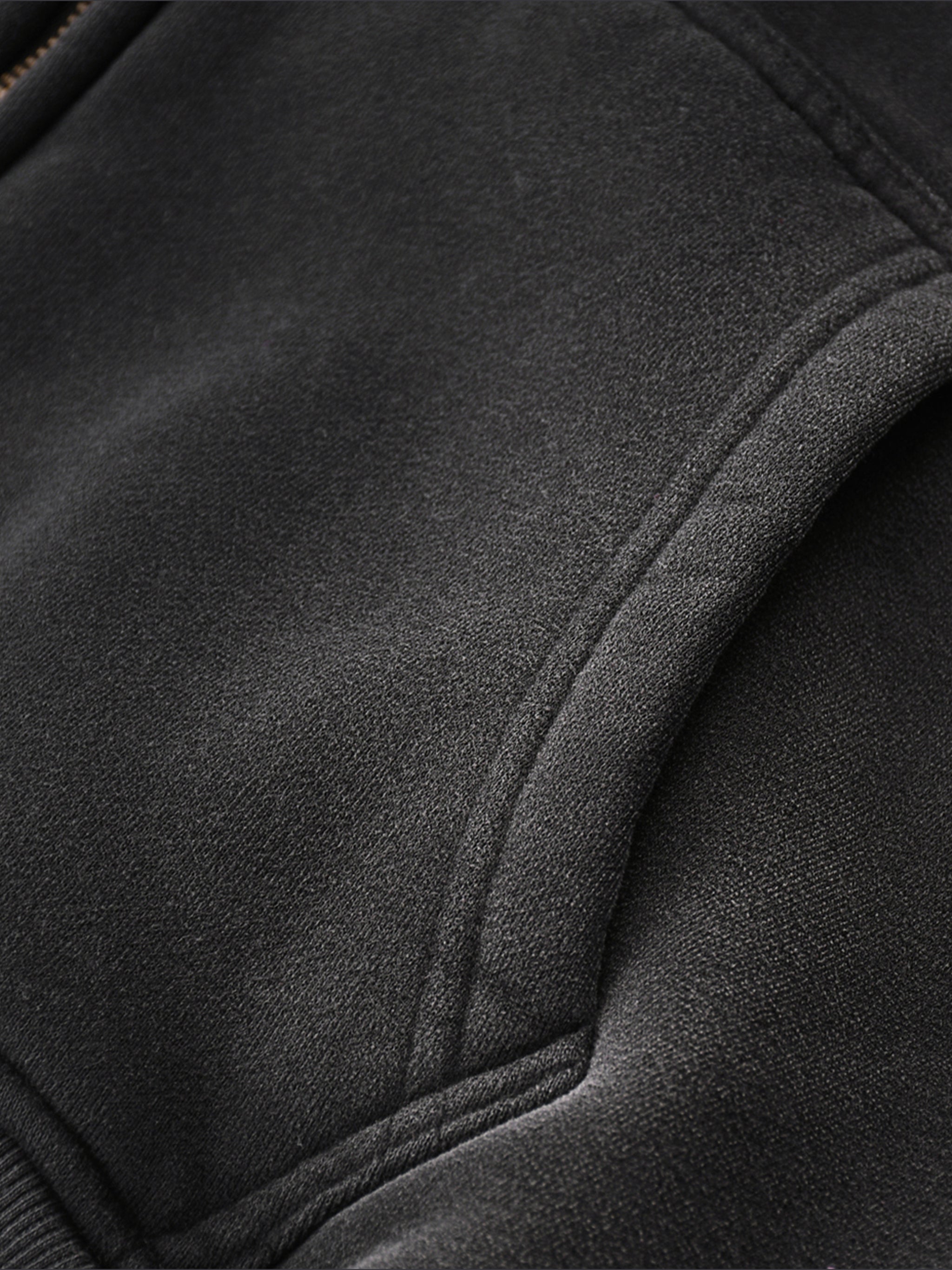 Sunfade Two-way Zipper Boxy Hoodie