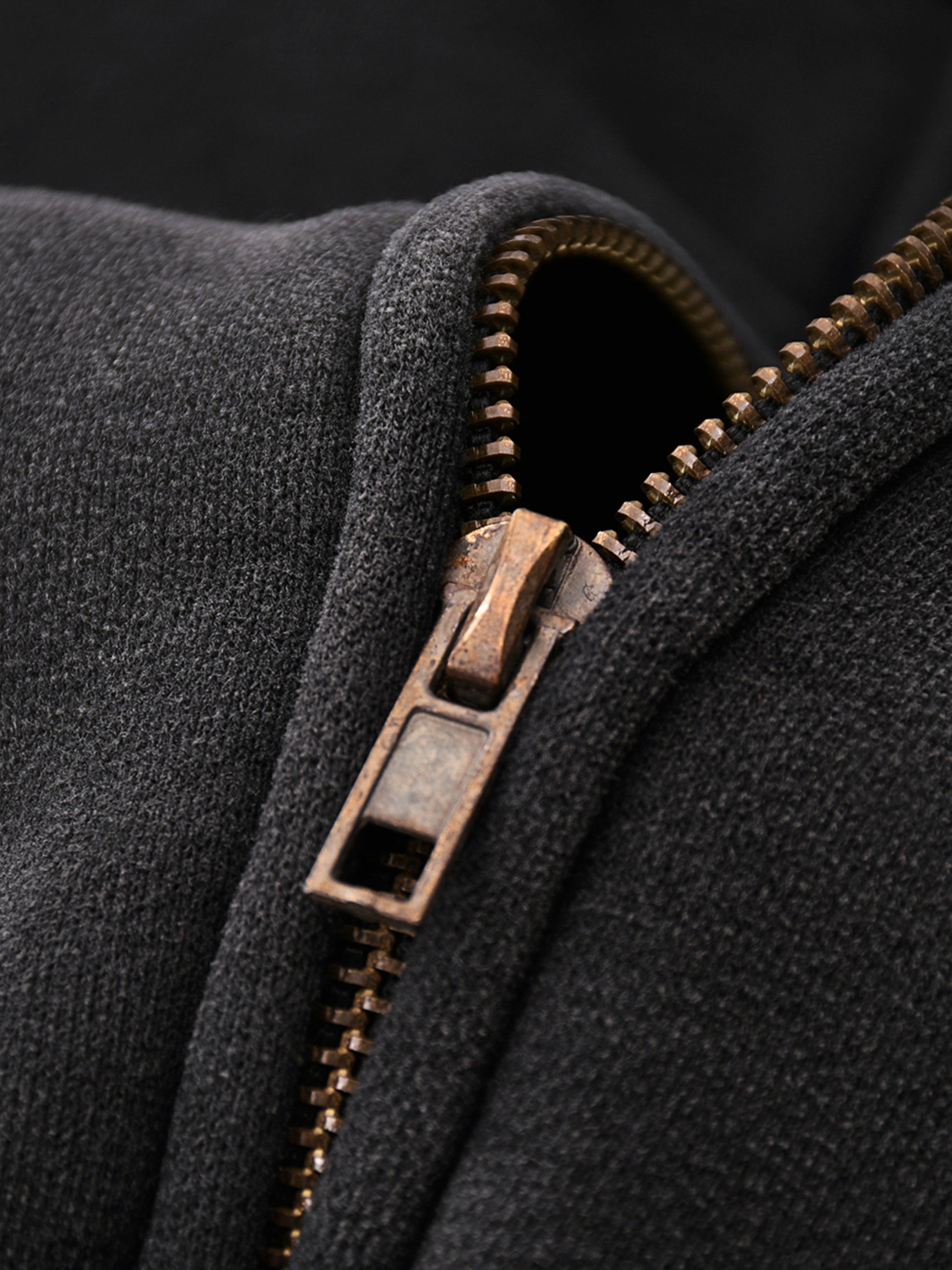 Sunfade Two-way Zipper Boxy Hoodie